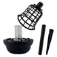 Waterproof solar mosquito zapper lights placed along pathway