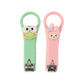 Ergonomic kids nail clipper featuring soft safety grip handle