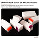 Soft nail polishing sponge for smooth and shiny nails