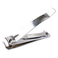 Angled view of heavy-duty stainless steel nail cutting tool