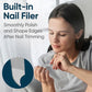 Ergonomic lever handle of stainless steel nail clipper for better grip