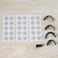 Underside of nasal strip highlighting adhesive for secure nasal placement