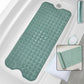 Non-slip suction cup bath mat in bathroom shower