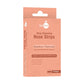 Charcoal infused nose cleansing mask strip for facial care