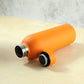 Orange insulated water bottle for daily hydration use