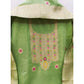 Generic Women's Banarasi Silk Printed Unstitched Salwar Suit Material With Dupatta (Pista, 3Mtrs)
