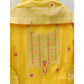 Generic Women's Banarasi Silk Printed Unstitched Salwar Suit Material With Dupatta (Yellow, 3Mtrs)