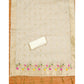 Generic Women's Banarasi Silk Printed Unstitched Salwar Suit Material With Dupatta (White, 3Mtrs)