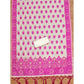 Generic Women's Banarasi Silk Printed Unstitched Salwar Suit Material With Dupatta (Pink, 3Mtrs)