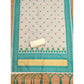Generic Women's Banarasi Silk Printed Unstitched Salwar Suit Material With Dupatta (Teal, 3Mtrs)
