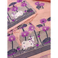 Generic Women's Banarasi Silk Printed Unstitched Salwar Suit Material With Dupatta (Peach, 3Mtrs)