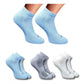 Generic 3_Pair Set Unisex Casual Cotton Printed Low Cut Socks (Multicolor)