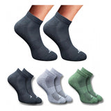 Generic 3_Pair Set Unisex Casual Cotton Printed Low Cut Socks (Multicolor)