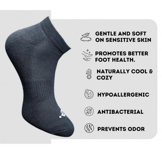 Generic 3_Pair Set Unisex Casual Cotton Printed Low Cut Socks (Multicolor)