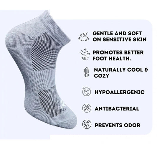 Generic 3_Pair Set Unisex Casual Cotton Printed Low Cut Socks (Multicolor)