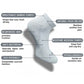 Generic 3_Pair Set Unisex Casual Cotton Printed Low Cut Socks (Multicolor)