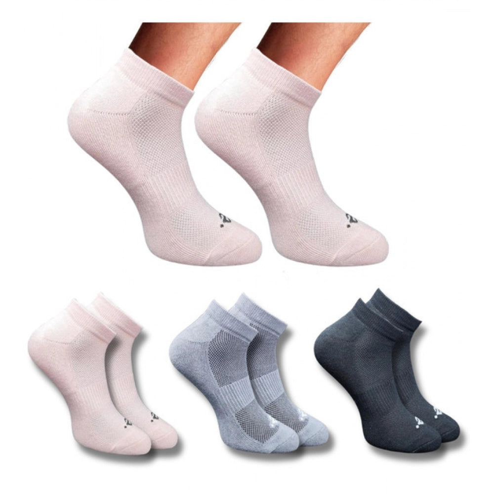Generic 3_Pair Set Unisex Casual Cotton Printed Low Cut Socks (Multicolor)