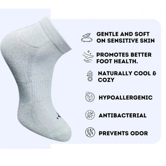Generic 3_Pair Set Unisex Casual Cotton Printed Low Cut Socks (Multicolor)