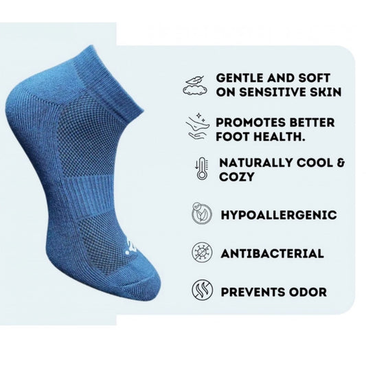 Generic 3_Pair Set Unisex Casual Cotton Printed Low Cut Socks (Multicolor)