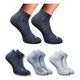 Generic 3_Pair Set Unisex Casual Cotton Printed Low Cut Socks (Multicolor)