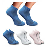 Generic 3_Pair Set Unisex Casual Cotton Printed Low Cut Socks (Multicolor)