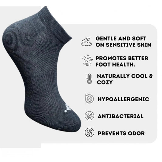 Generic 3_Pair Set Unisex Casual Cotton Printed Low Cut Socks (Multicolor)