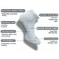 Generic 3_Pair Set Unisex Casual Cotton Printed Low Cut Socks (Multicolor)