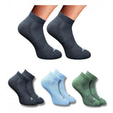 Generic 3_Pair Set Unisex Casual Cotton Printed Low Cut Socks (Multicolor)