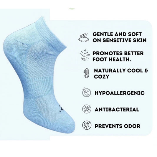 Generic 3_Pair Set Unisex Casual Cotton Printed Low Cut Socks (Multicolor)