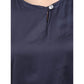 Generic Women's Casual Crepe Sleeveless Jump Suit (Navy Blue)