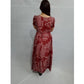 Generic Women's Casual Crepe Half Sleeves Dress (Maroon)