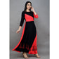 Generic Women's Casual Rayon 3-4th Sleeves Maxi Dress (Pink)