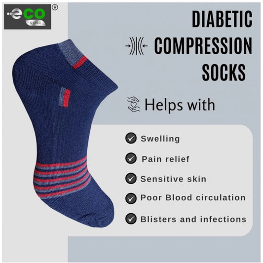 Generic 3_Pair Set Unisex Casual Cotton Printed Low Cut Socks (Multicolor)