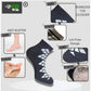 Generic 3_Pair Set Unisex Casual Cotton Printed Low Cut Socks (Multicolor)