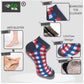 Generic 3_Pair Set Unisex Casual Cotton Printed Low Cut Socks (Multicolor)