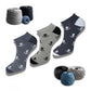 Generic 3_Pair Set Unisex Casual Cotton Printed Low Cut Socks (Multicolor)