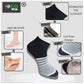 Generic 3_Pair Set Unisex Casual Cotton Printed Low Cut Socks (Multicolor)
