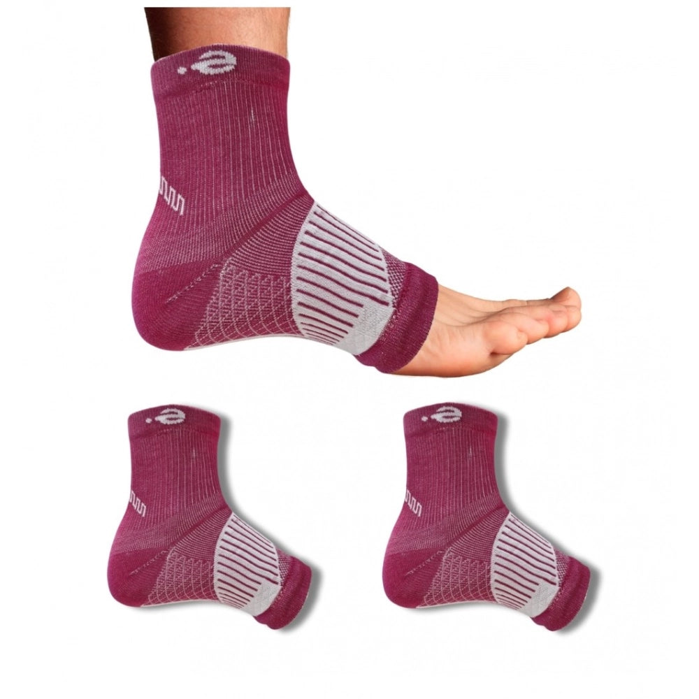 Generic 3_Pair Set Unisex Casual Cotton Printed Ankle Length Support Socks (Multicolor)