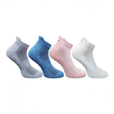 Generic 4_Pair Set Unisex Casual Bamboo Cotton Printed Ankle Length Socks (Multicolor)