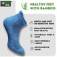 Generic 4_Pair Set Unisex Casual Bamboo Cotton Printed Ankle Length Socks (Multicolor)
