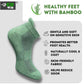 Generic 4_Pair Set Unisex Casual Bamboo Cotton Printed Ankle Length Socks (Multicolor)
