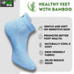 Generic 4_Pair Set Unisex Casual Bamboo Cotton Printed Ankle Length Socks (Multicolor)