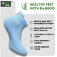 Generic 4_Pair Set Unisex Casual Bamboo Cotton Printed Ankle Length Socks (Multicolor)