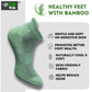 Generic 4_Pair Set Unisex Casual Bamboo Cotton Printed Ankle Length Socks (Multicolor)