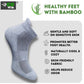 Generic 4_Pair Set Unisex Casual Bamboo Cotton Printed Ankle Length Socks (Multicolor)