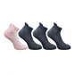Generic 4_Pair Set Unisex Casual Bamboo Cotton Printed Ankle Length Socks (Multicolor)