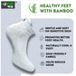 Generic 4_Pair Set Unisex Casual Bamboo Cotton Printed Ankle Length Socks (Multicolor)