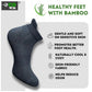Generic 4_Pair Set Unisex Casual Bamboo Cotton Printed Ankle Length Socks (Multicolor)