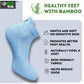 Generic 4_Pair Set Unisex Casual Bamboo Cotton Printed Ankle Length Socks (Multicolor)