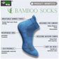 Generic 4_Pair Set Unisex Casual Bamboo Cotton Printed Ankle Length Socks (Multicolor)